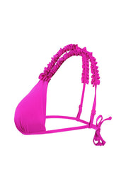 Triangel-Bikini-Top mit Rüschen