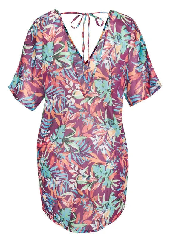 Chiffontunika floral