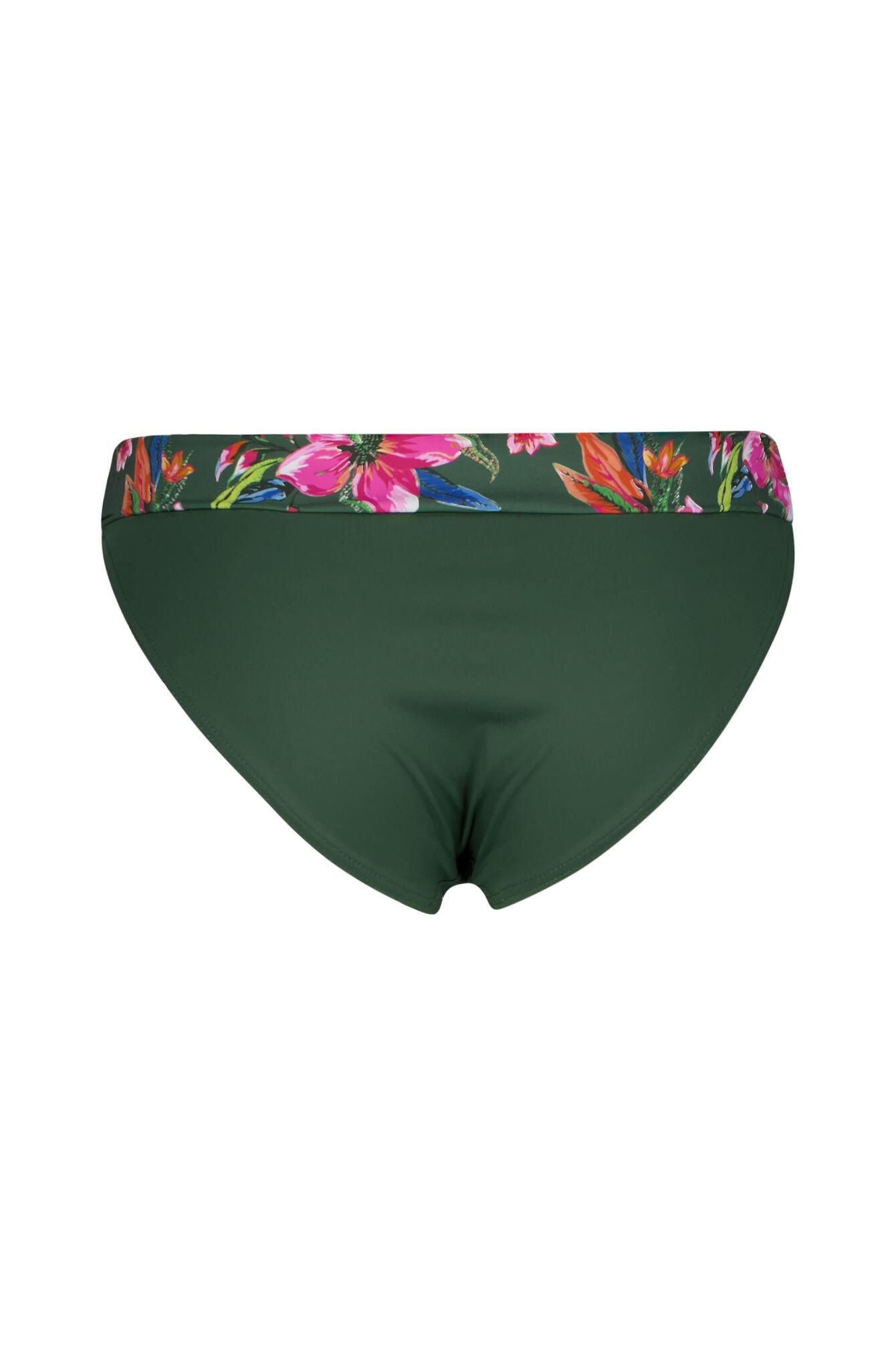 Bikini-Slip floral mit Umschlag