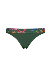 Bikini-Slip floral mit Umschlag