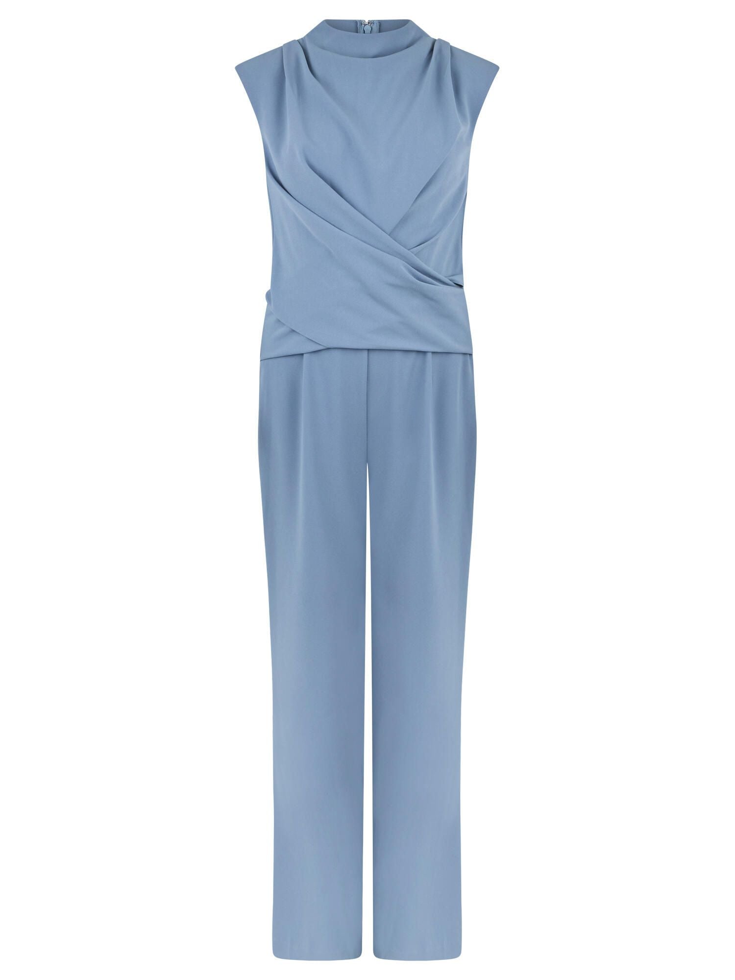 Jumpsuit Maxi mit Stehkragen