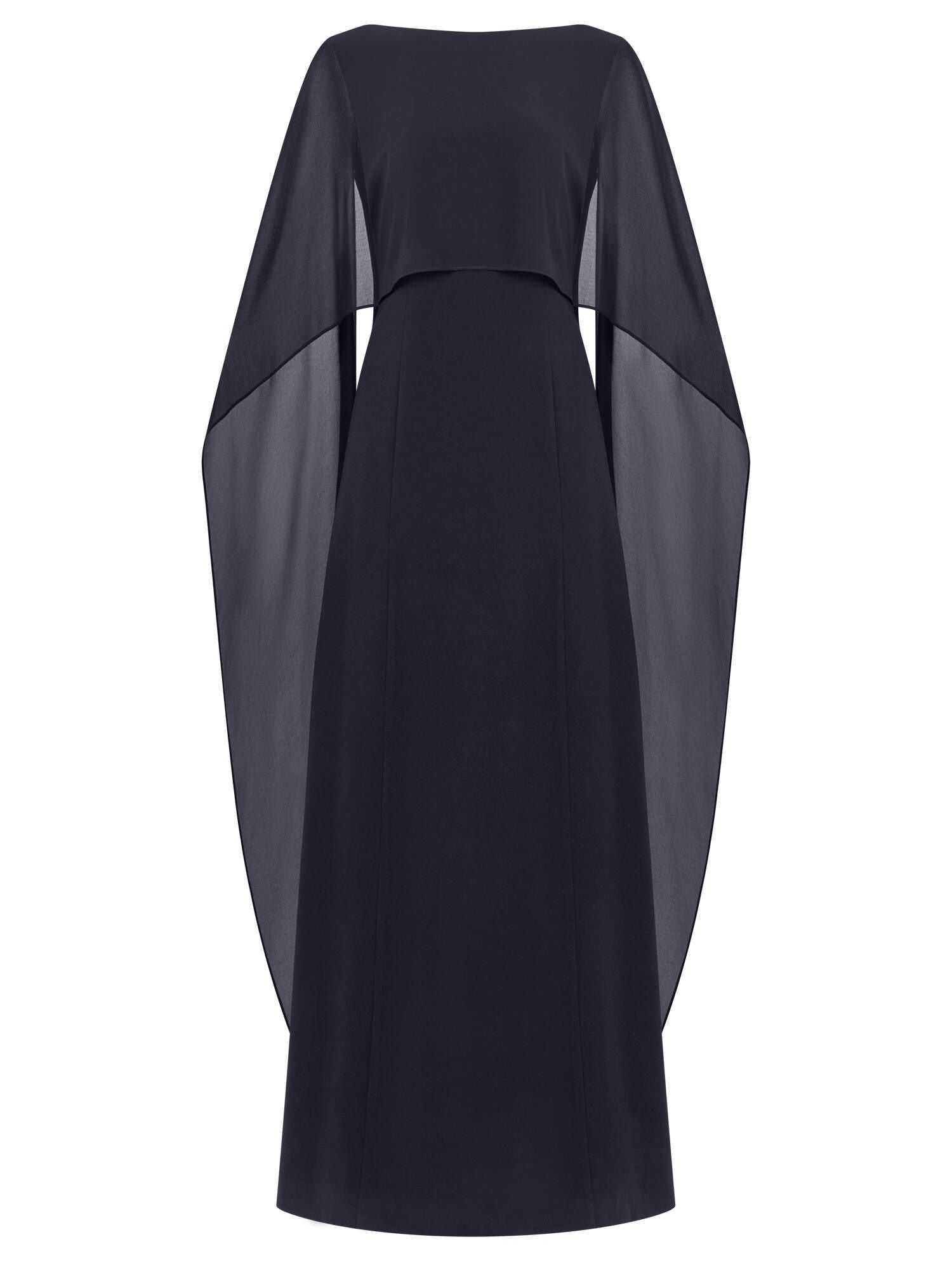 Abendkleid Maxi mit Cape