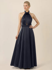 Neckholderkleid Maxi