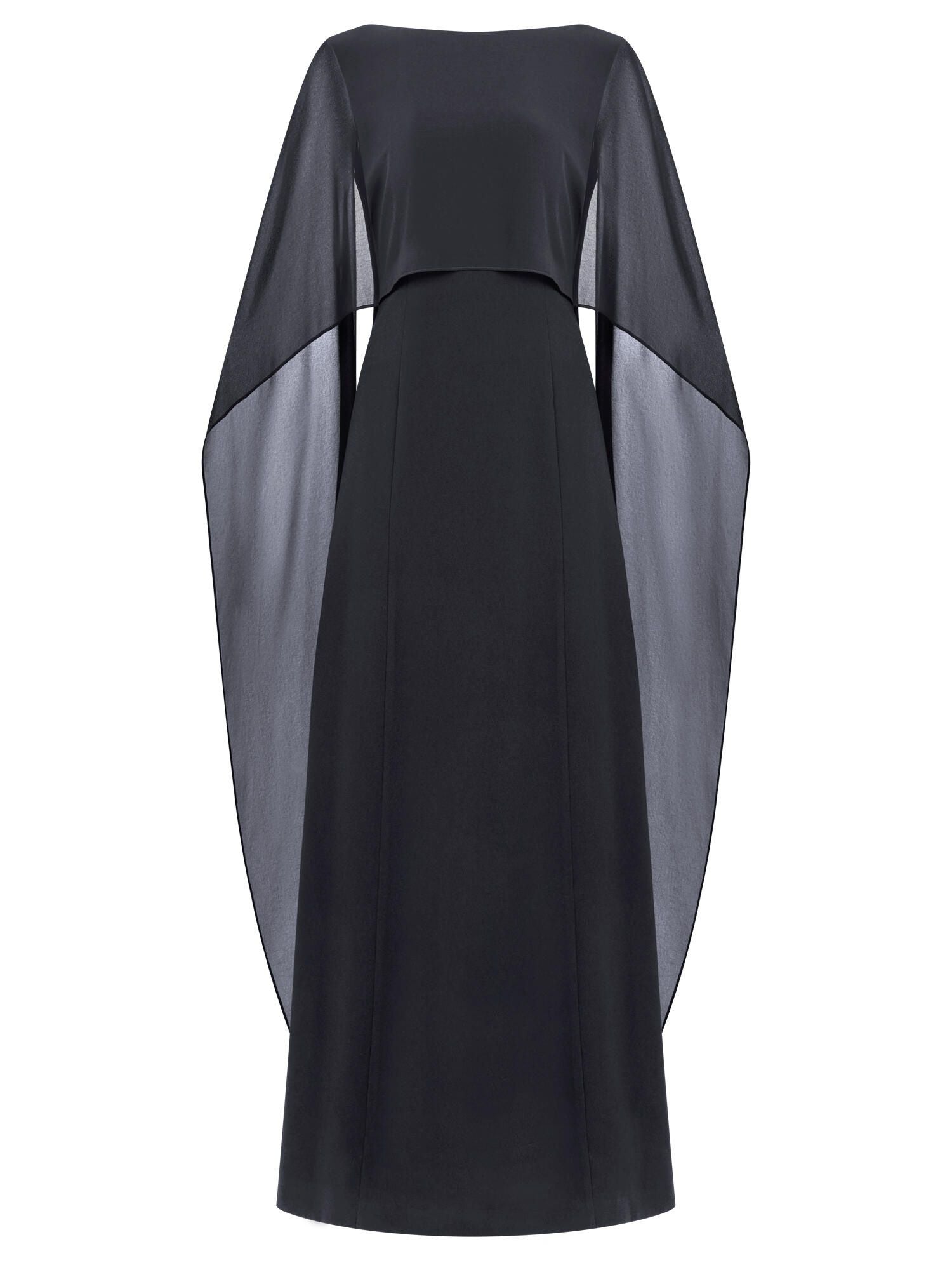 Abendkleid Maxi mit Cape
