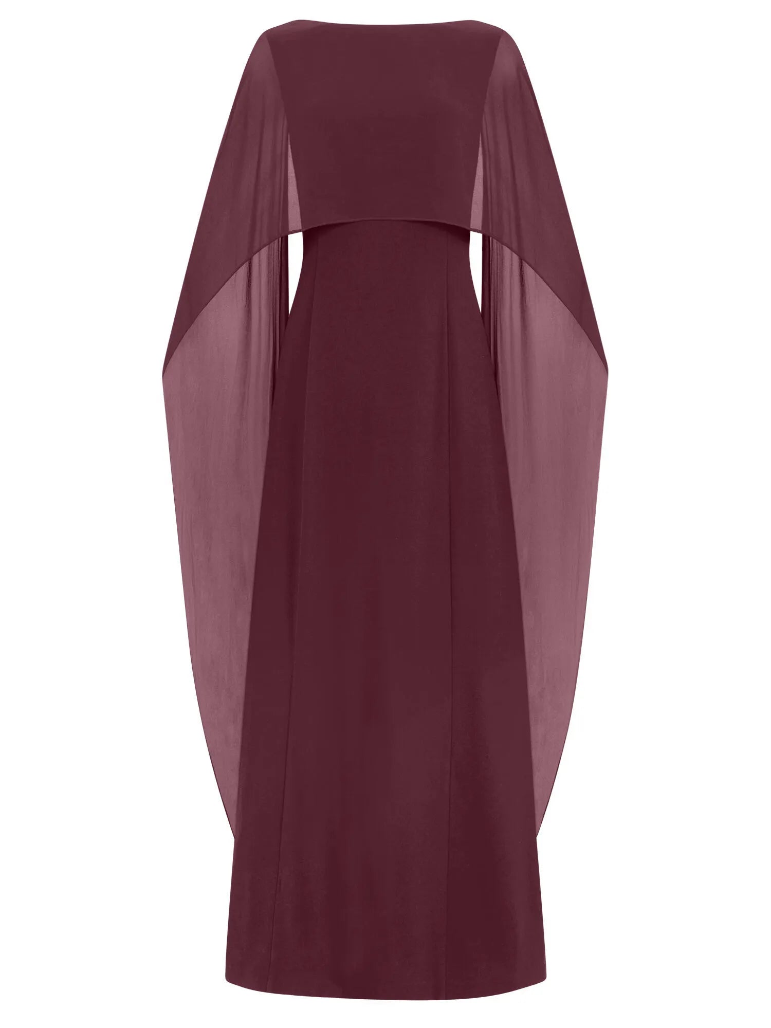 Abendkleid Maxi mit Cape