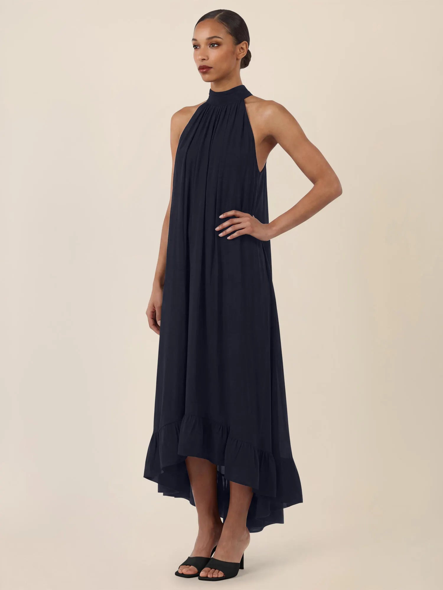 Chiffonkleid Maxi