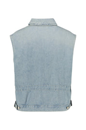 Jeans-Weste aus Bio-Baumwolle