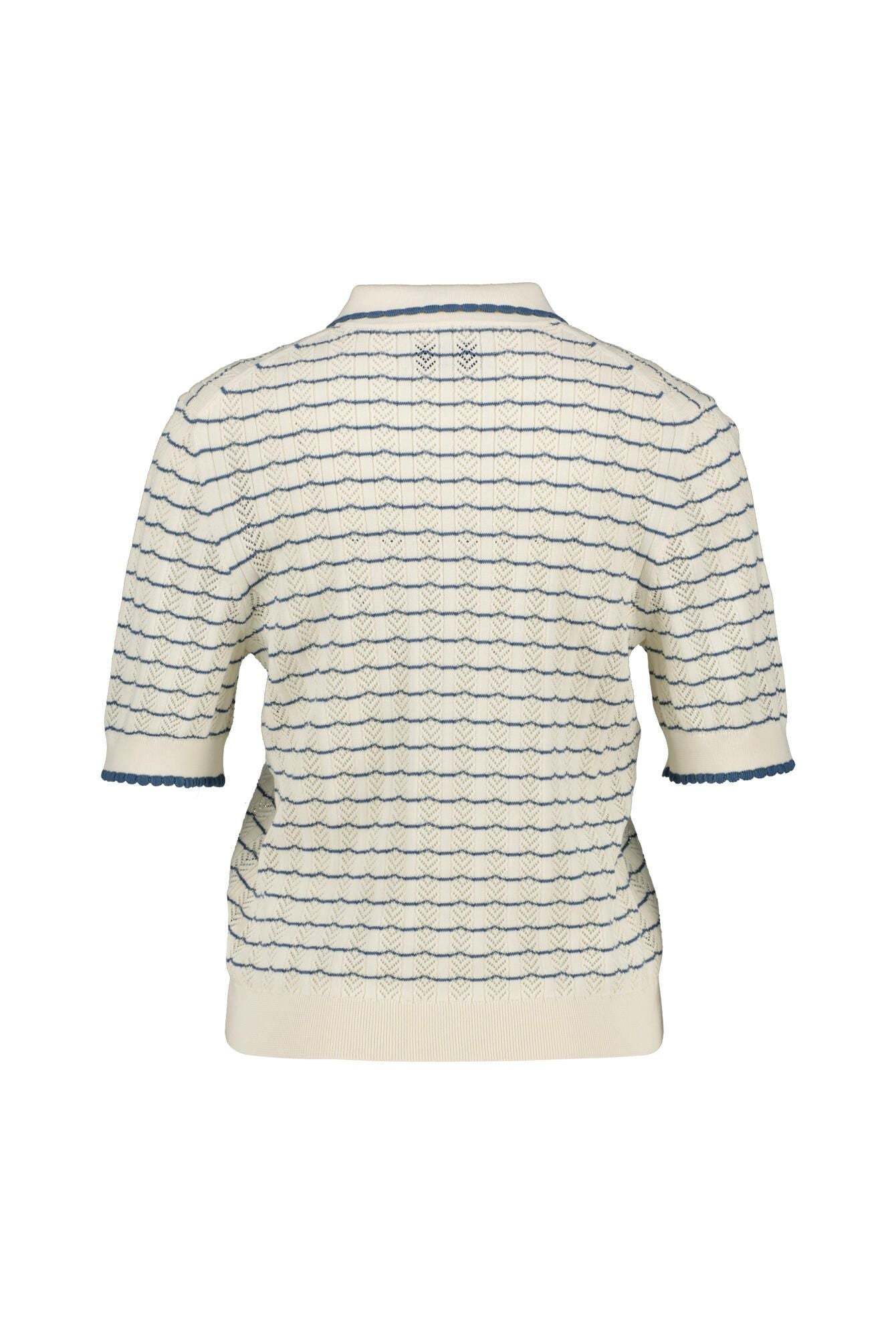Strick-Poloshirt aus Baumwolle