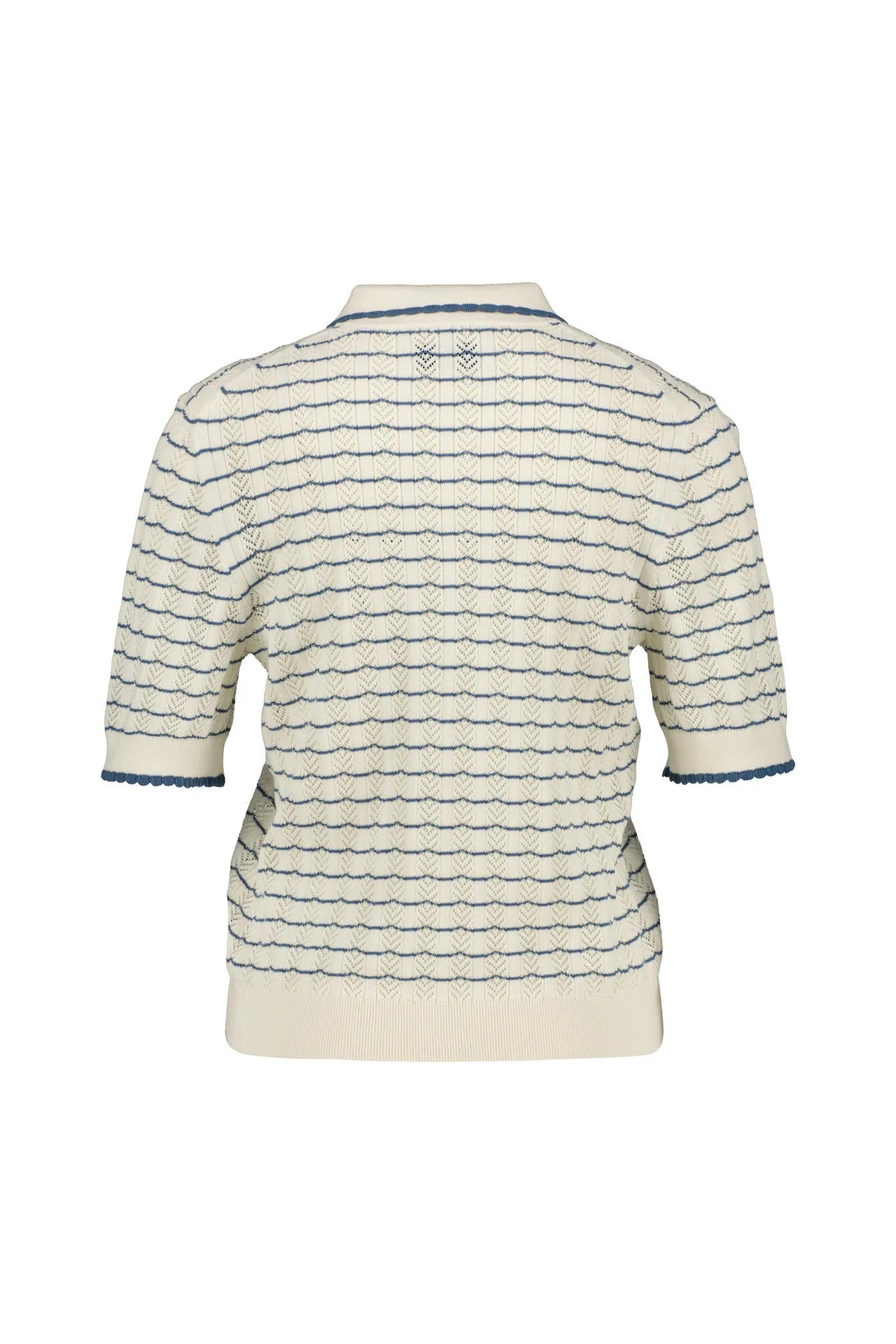 Strick-Poloshirt aus Baumwolle