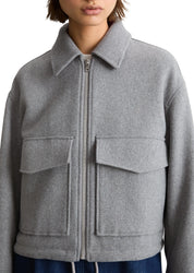 Übergangsjacke aus Wollmix
