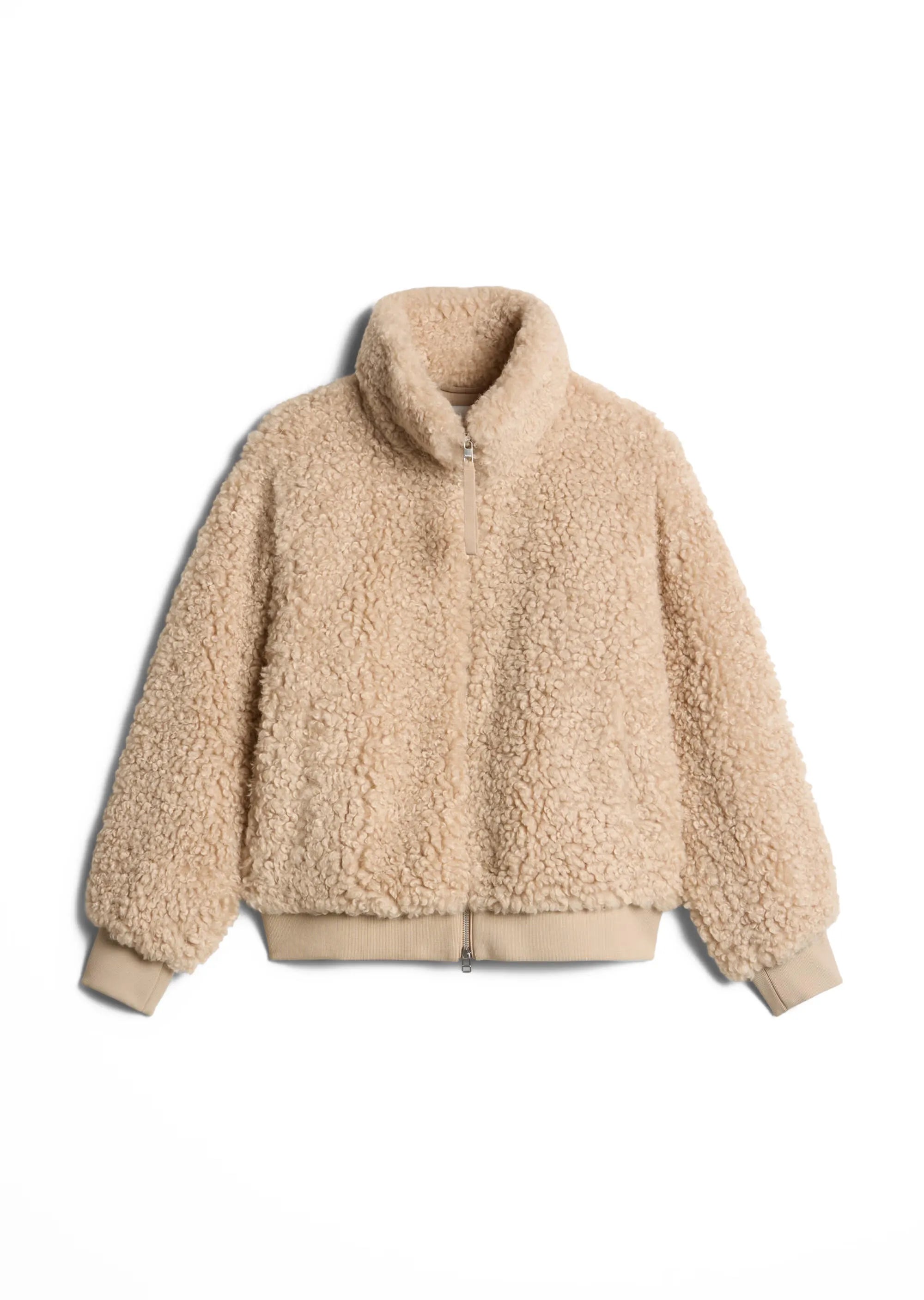 Teddyjacke mit Stehkragen
