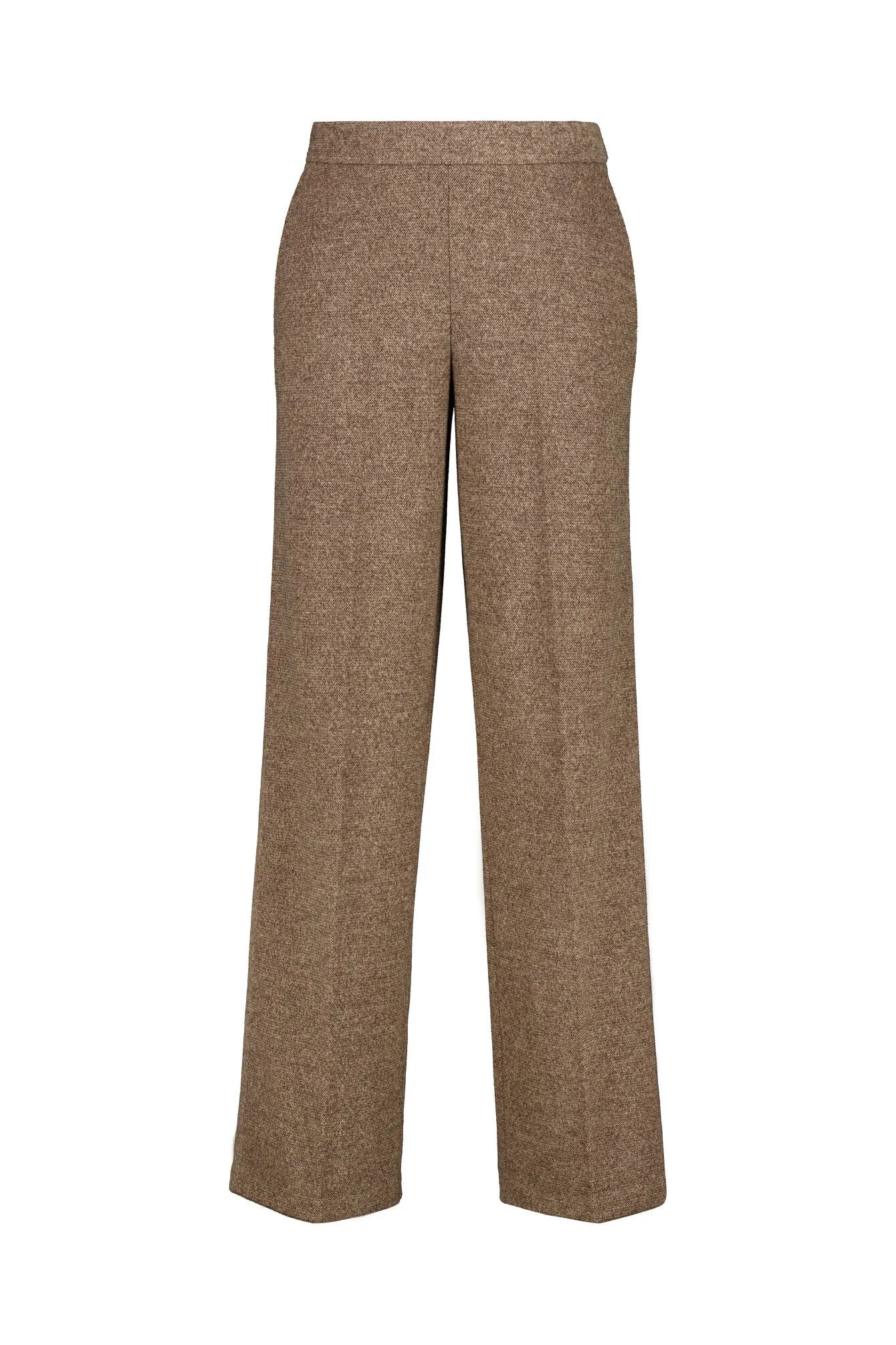 Tweed-Jerseyhose Relaxed Fit