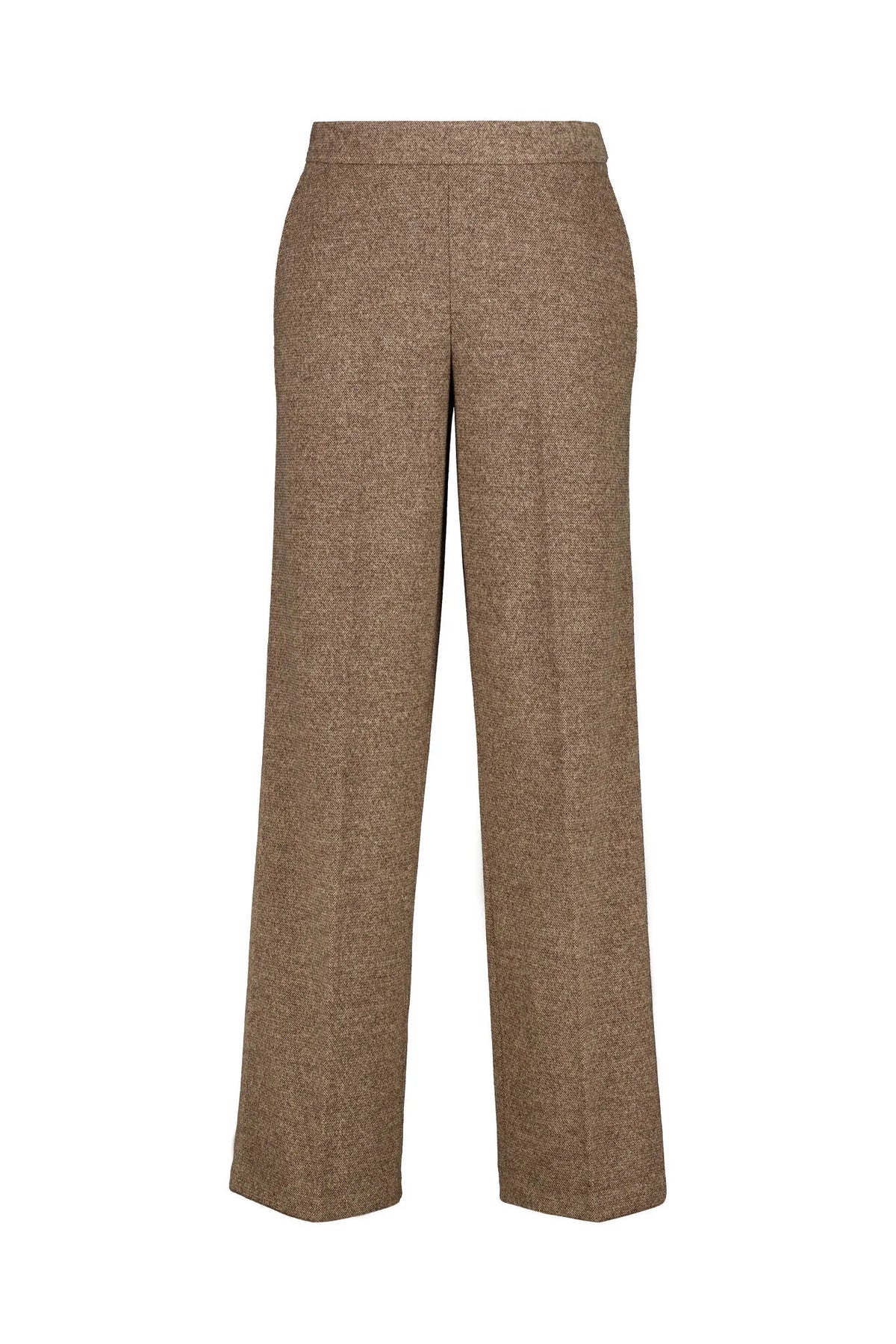 Tweed-Jerseyhose Relaxed Fit