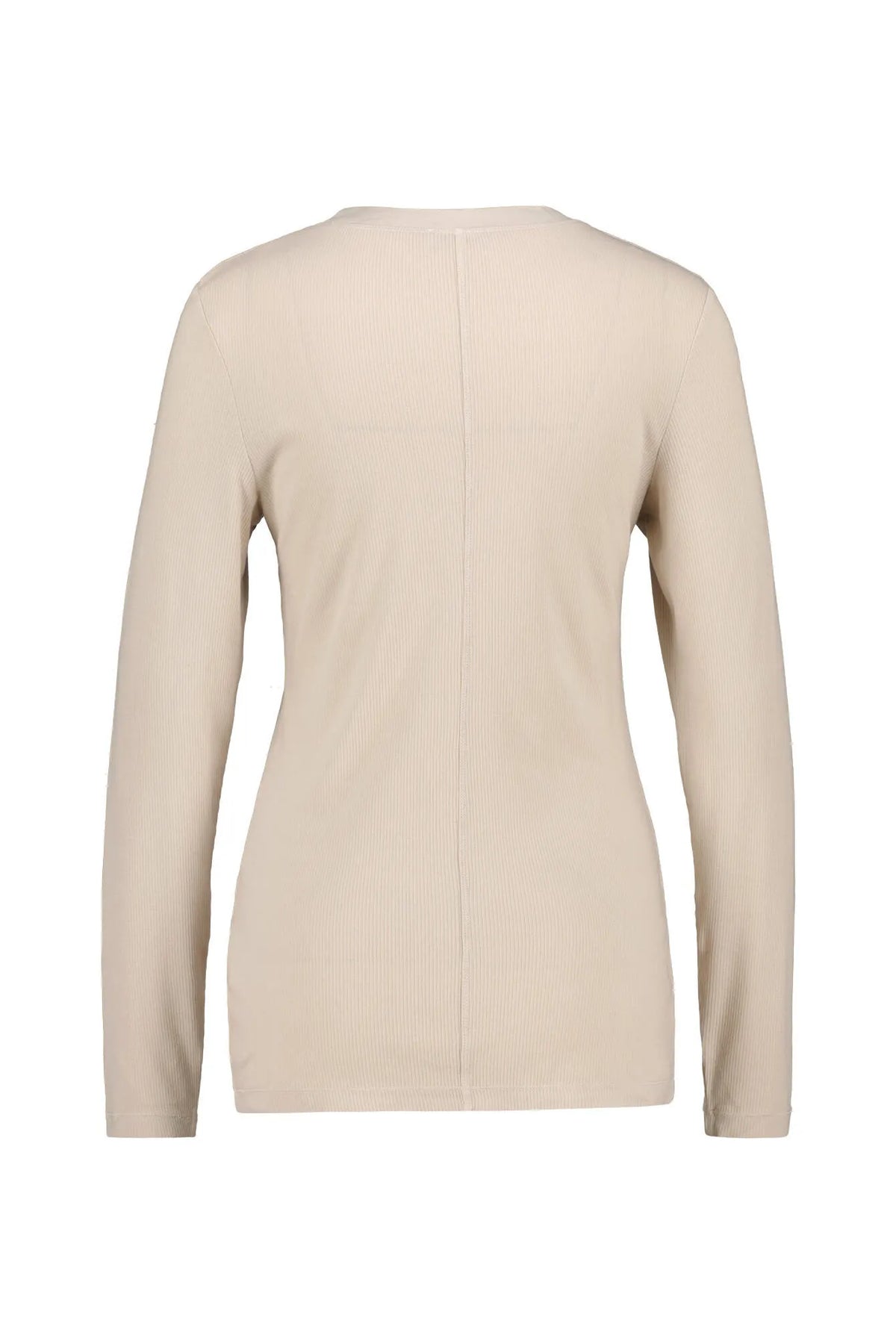 Ripp-Langarmshirt aus Baumwolle