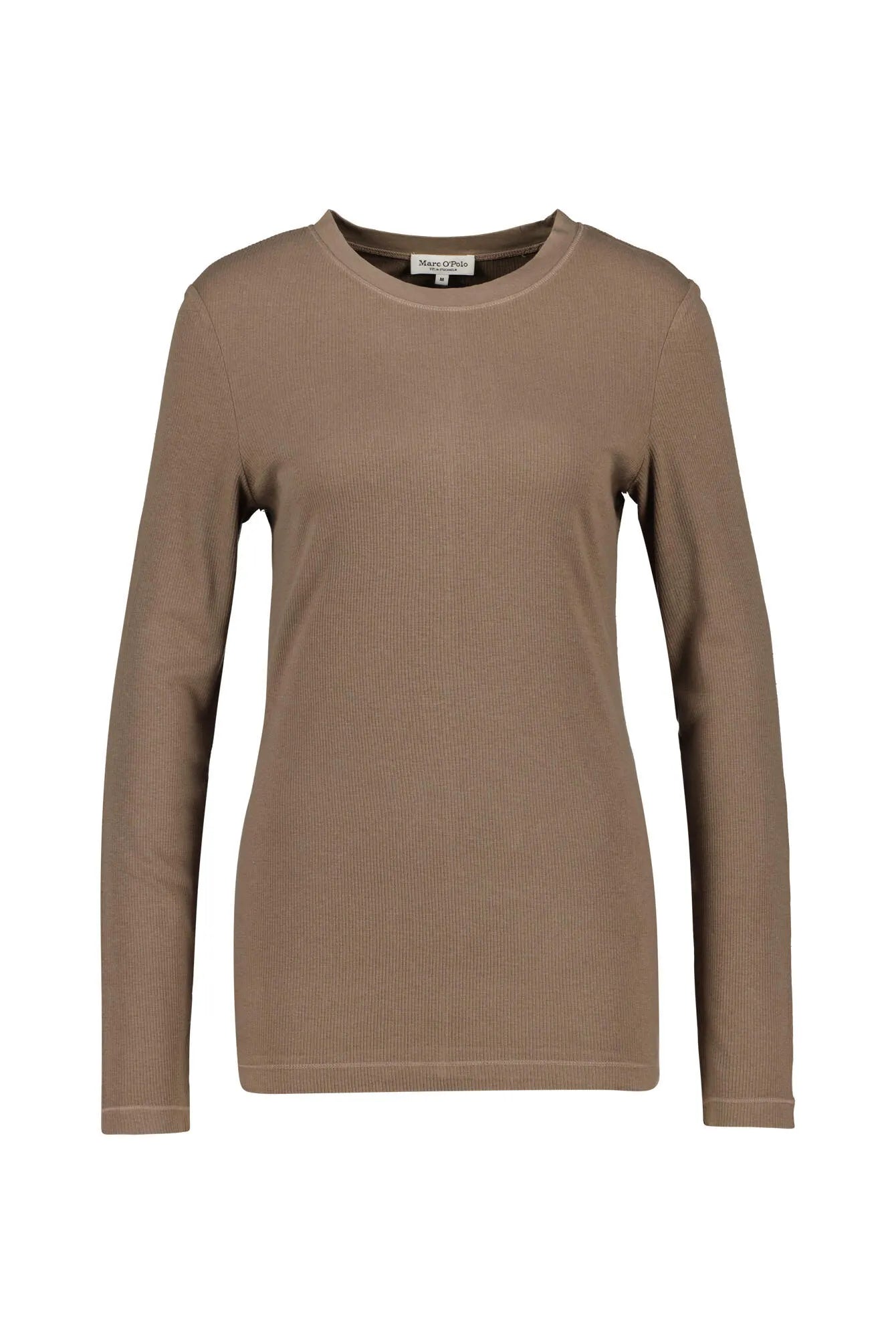 Ripp-Langarmshirt aus Baumwolle
