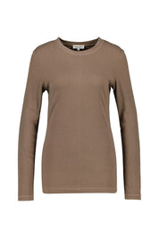 Ripp-Langarmshirt aus Baumwolle
