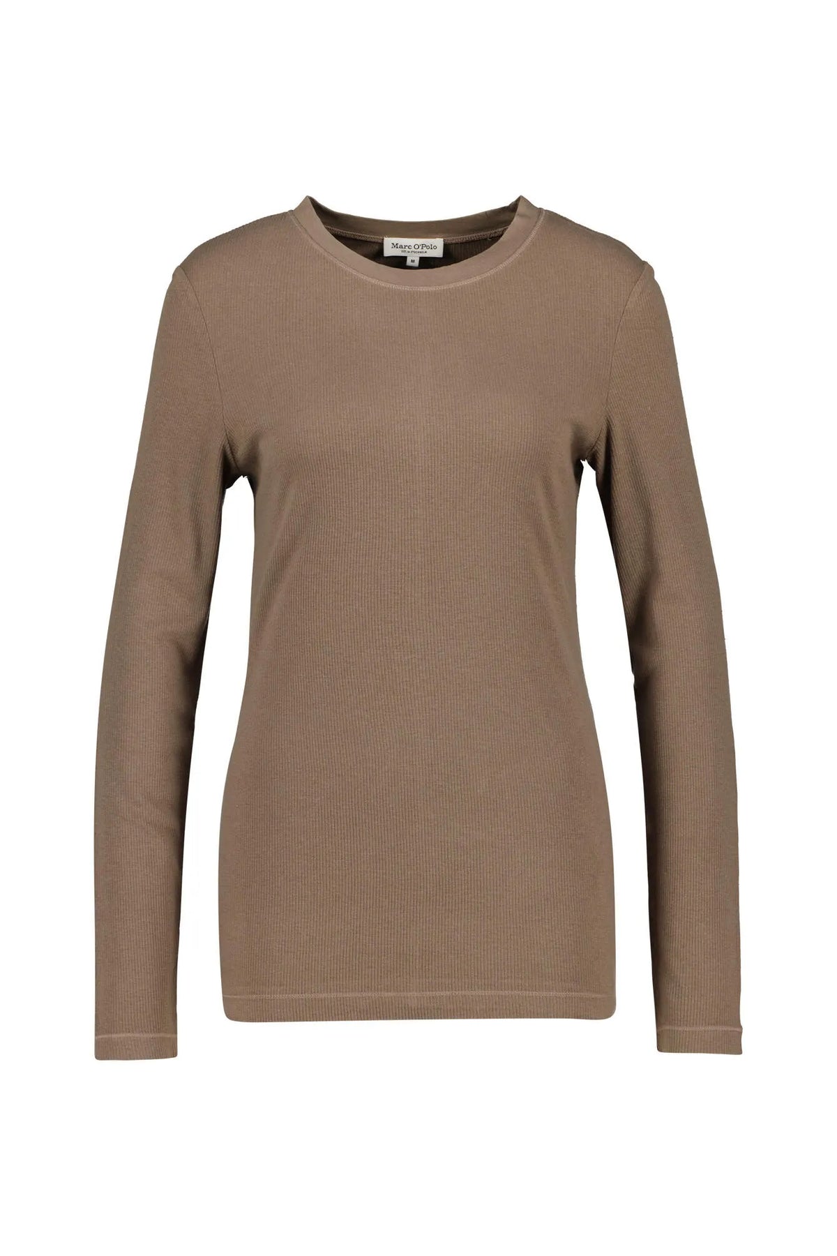 Ripp-Langarmshirt aus Baumwolle