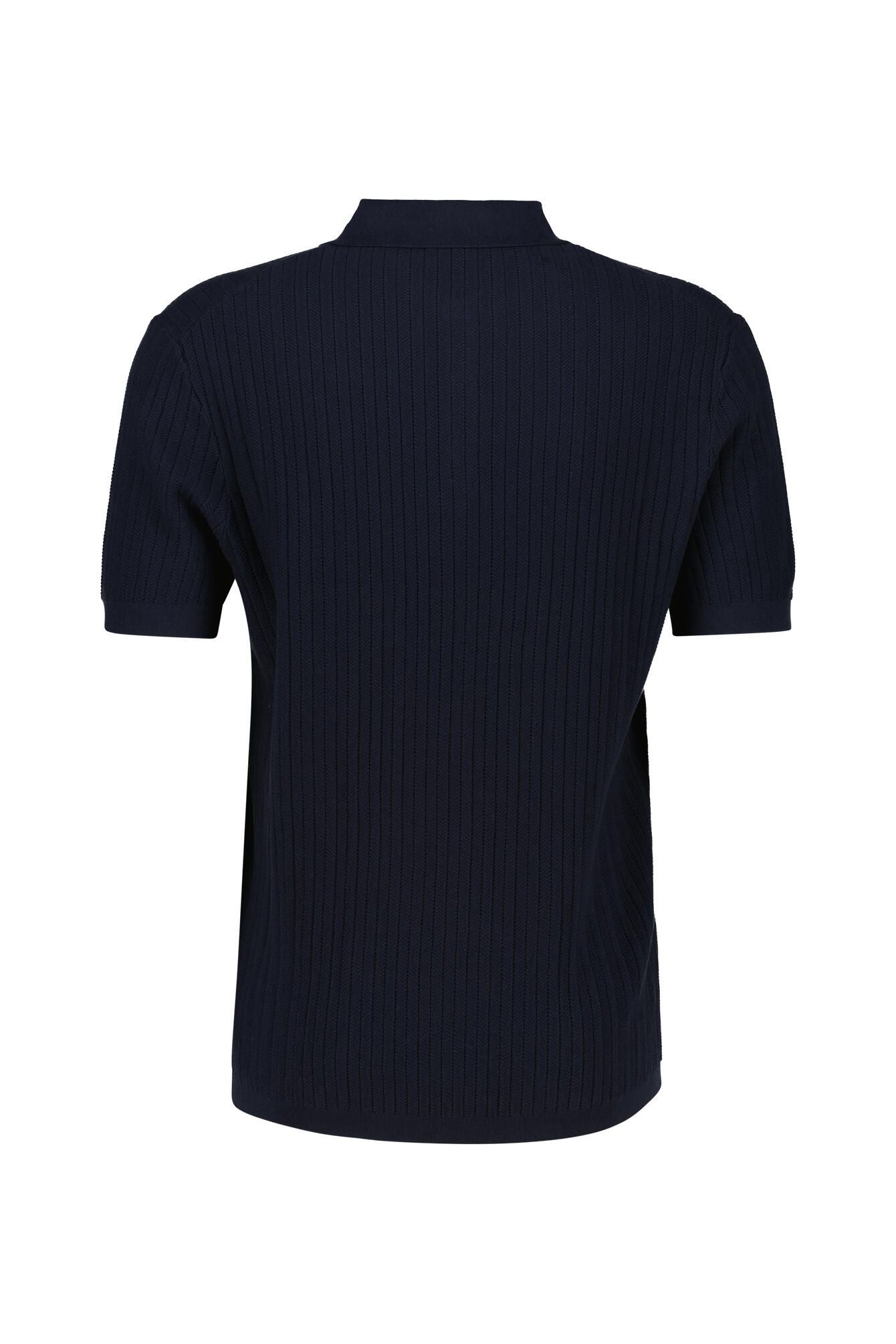 Strickpoloshirt TOBIAS aus Baumwolle