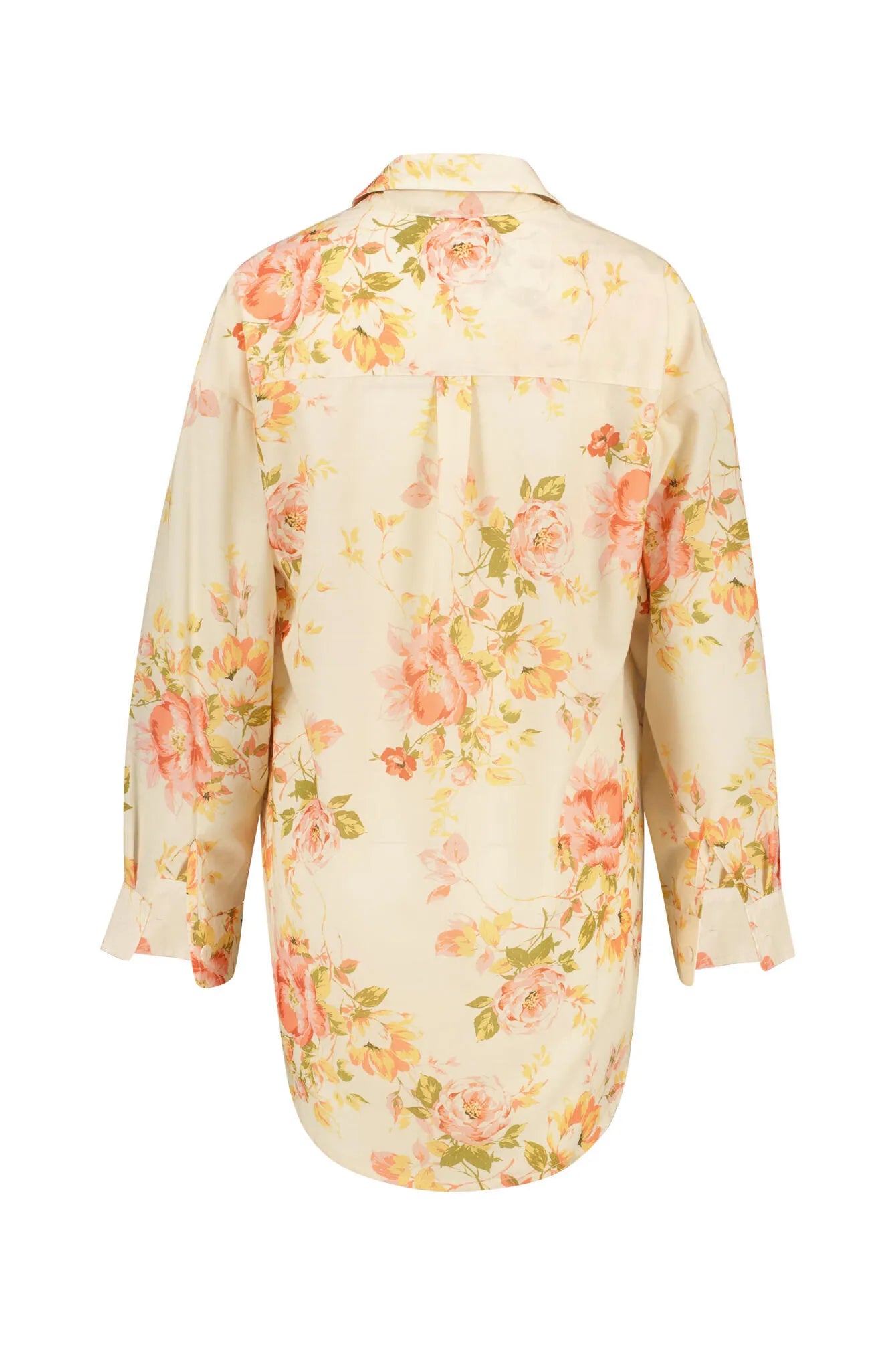 Leinenbluse floral