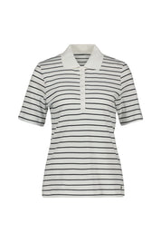 Poloshirt gestreift aus Baumwolle