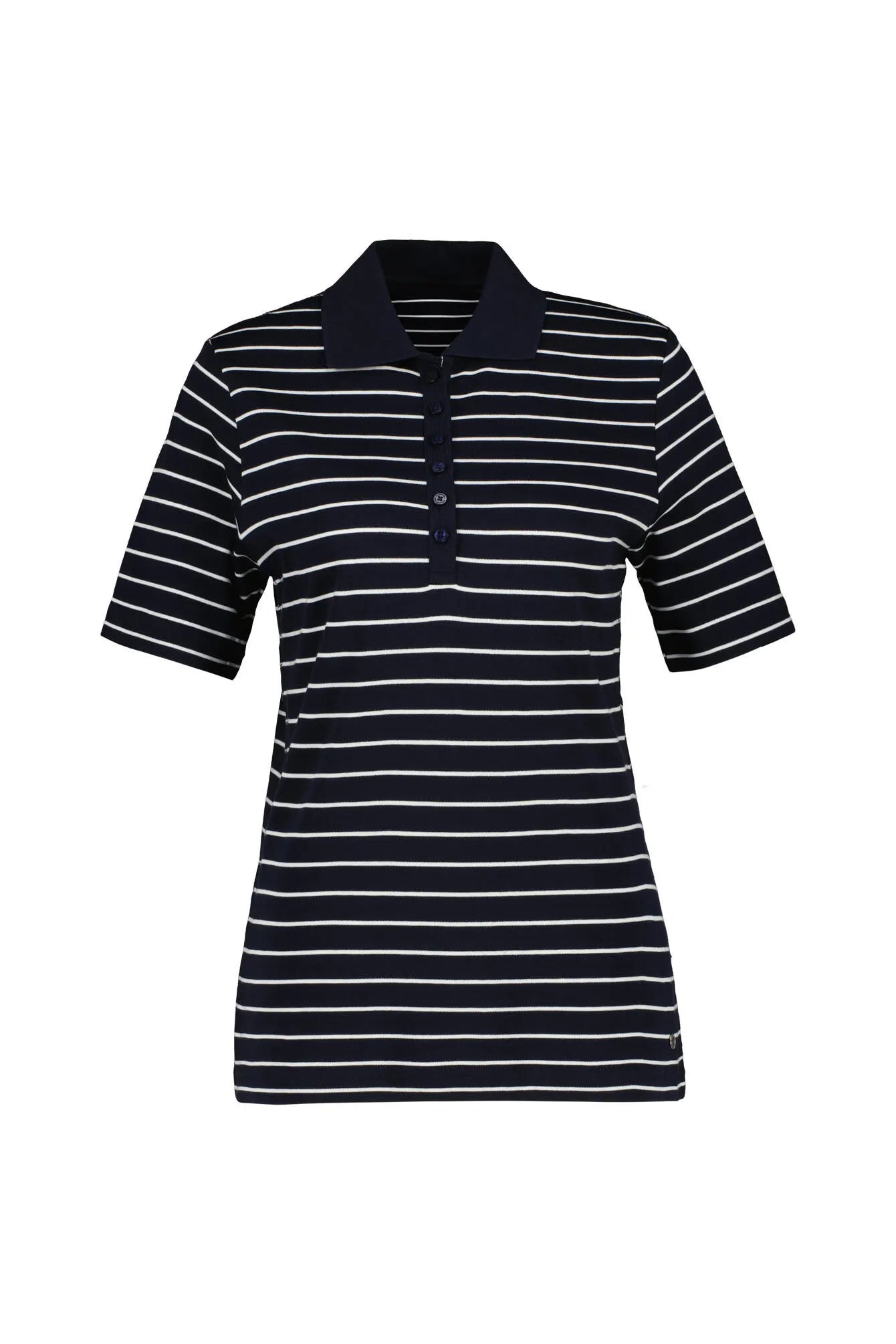 Poloshirt gestreift aus Baumwolle