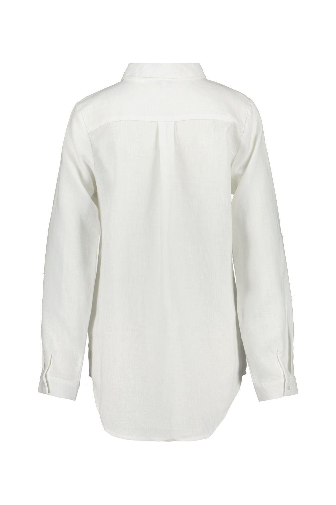 Longbluse aus Leinen