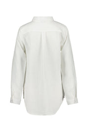 Longbluse aus Leinen
