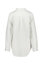 Longbluse aus Leinen