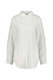 Longbluse aus Leinen
