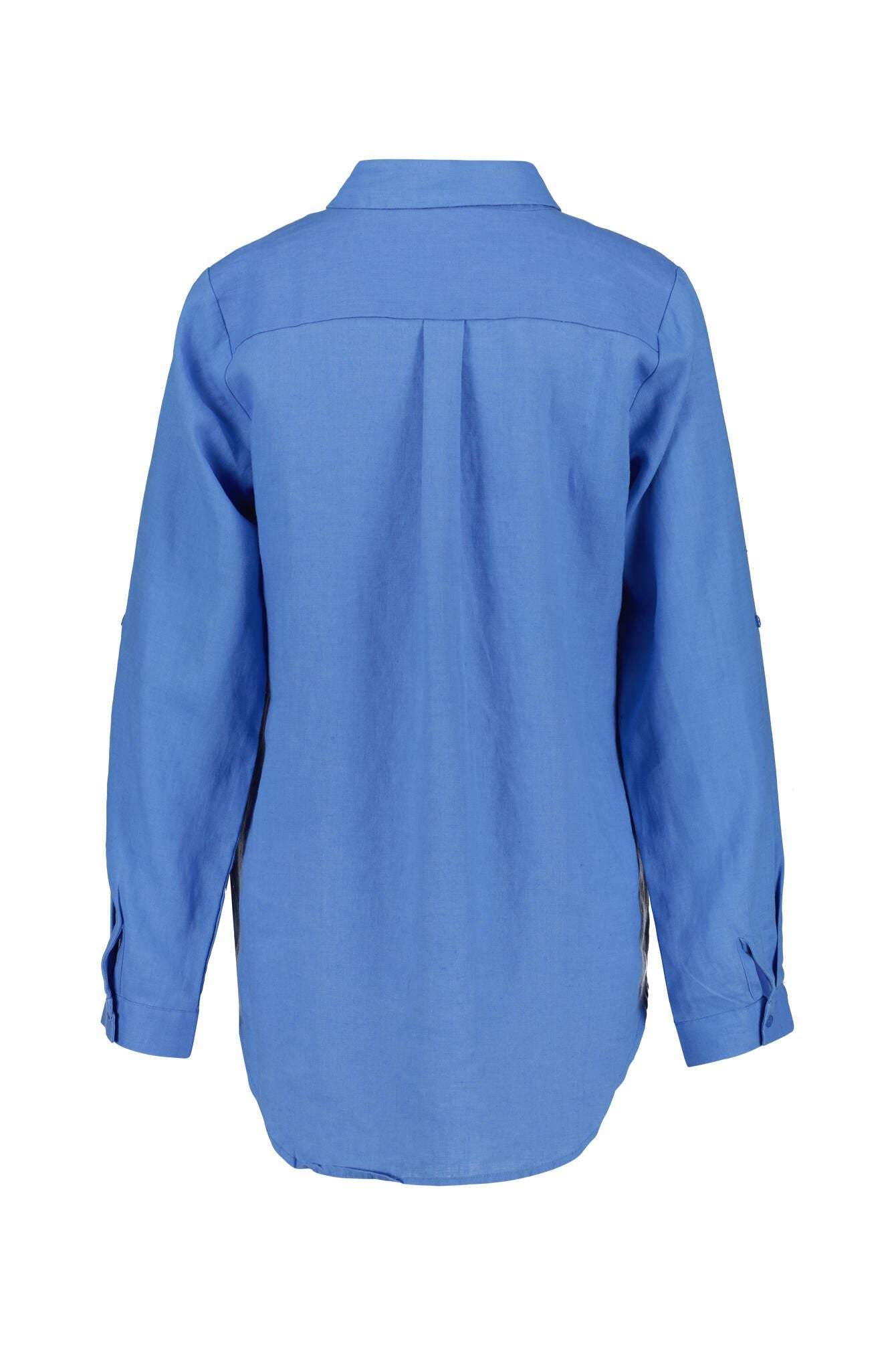 Longbluse aus Leinen