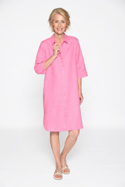Freizeitkleid Midi aus Leinen