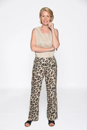 Leinenhose Wide Leg