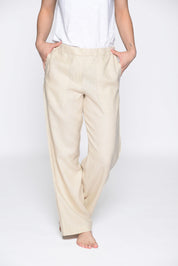 Leinenhose Wide Leg