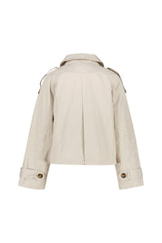 Trench-Jacke aus Baumwollmix