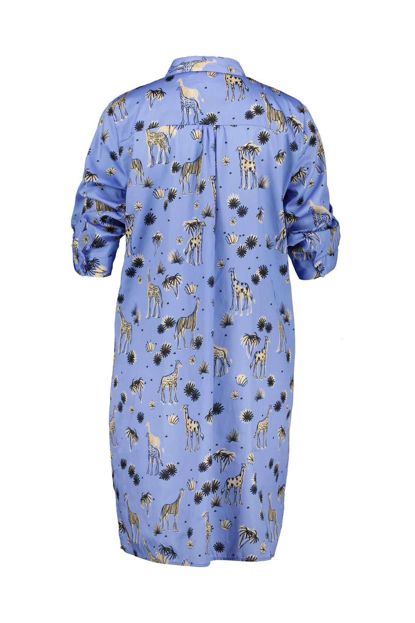 Hemdblusenkleid Midi aus Baumwolle