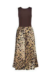 Freizeitkleid Midi aus Baumwolle