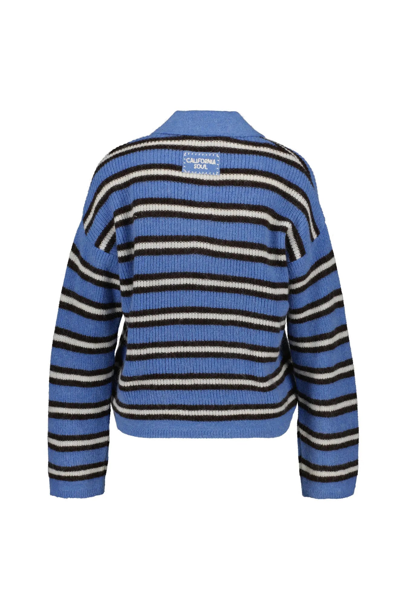 Strickpullover gestreift
