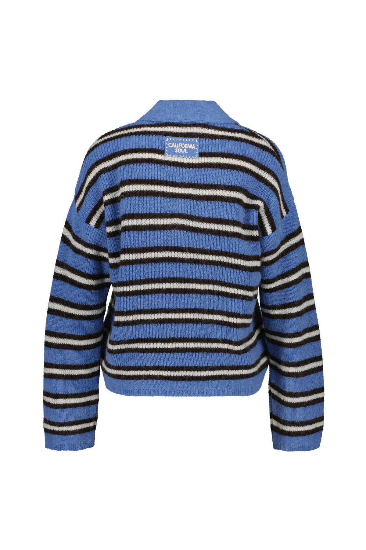 Strickpullover gestreift