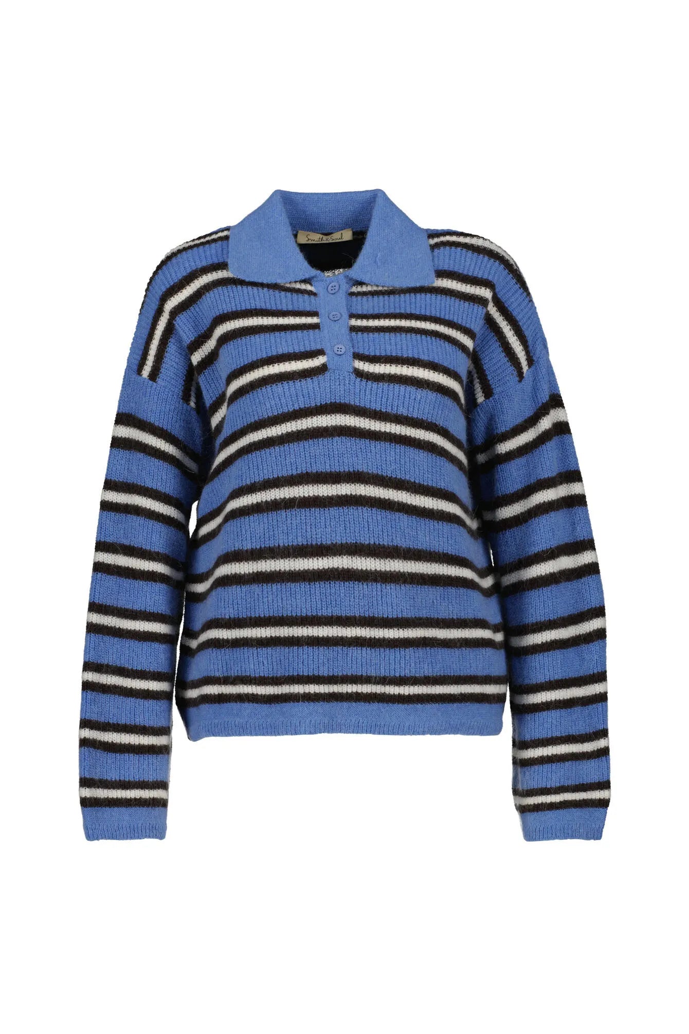Strickpullover gestreift