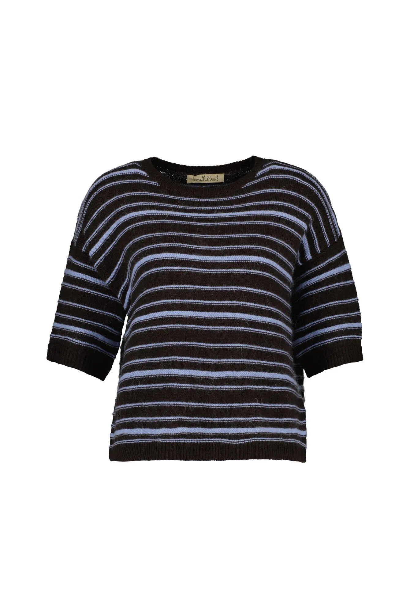 Strickpullover gestreift