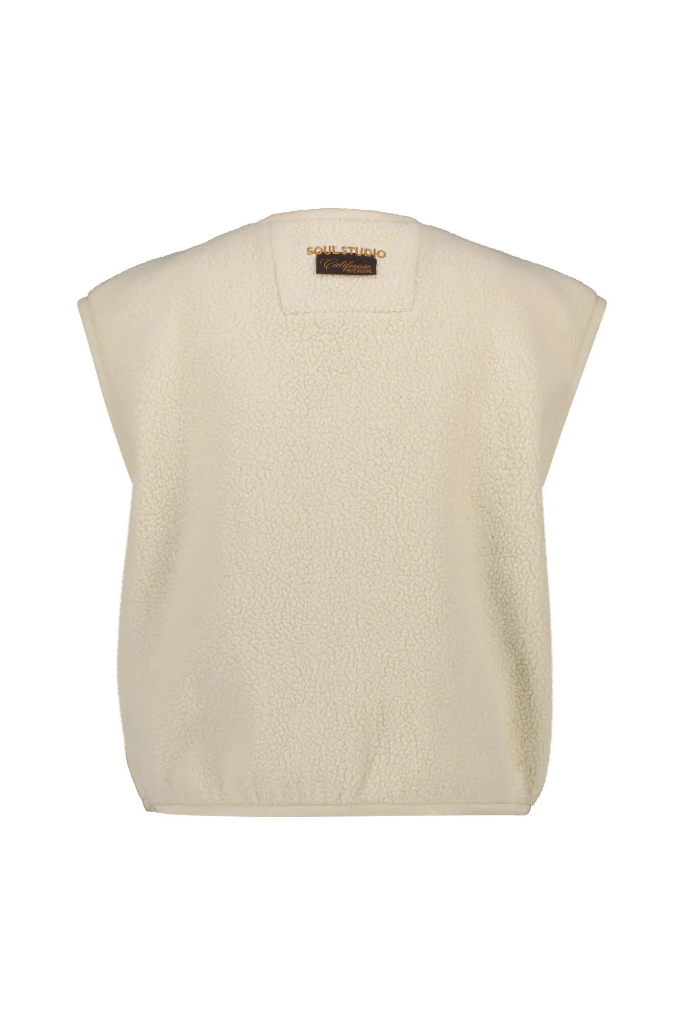 Teddyweste mit V-Neck