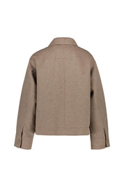 Übergangsjacke mit aufliegendem Kragen