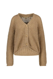 Strickcardigan mit V-Ausschnitt