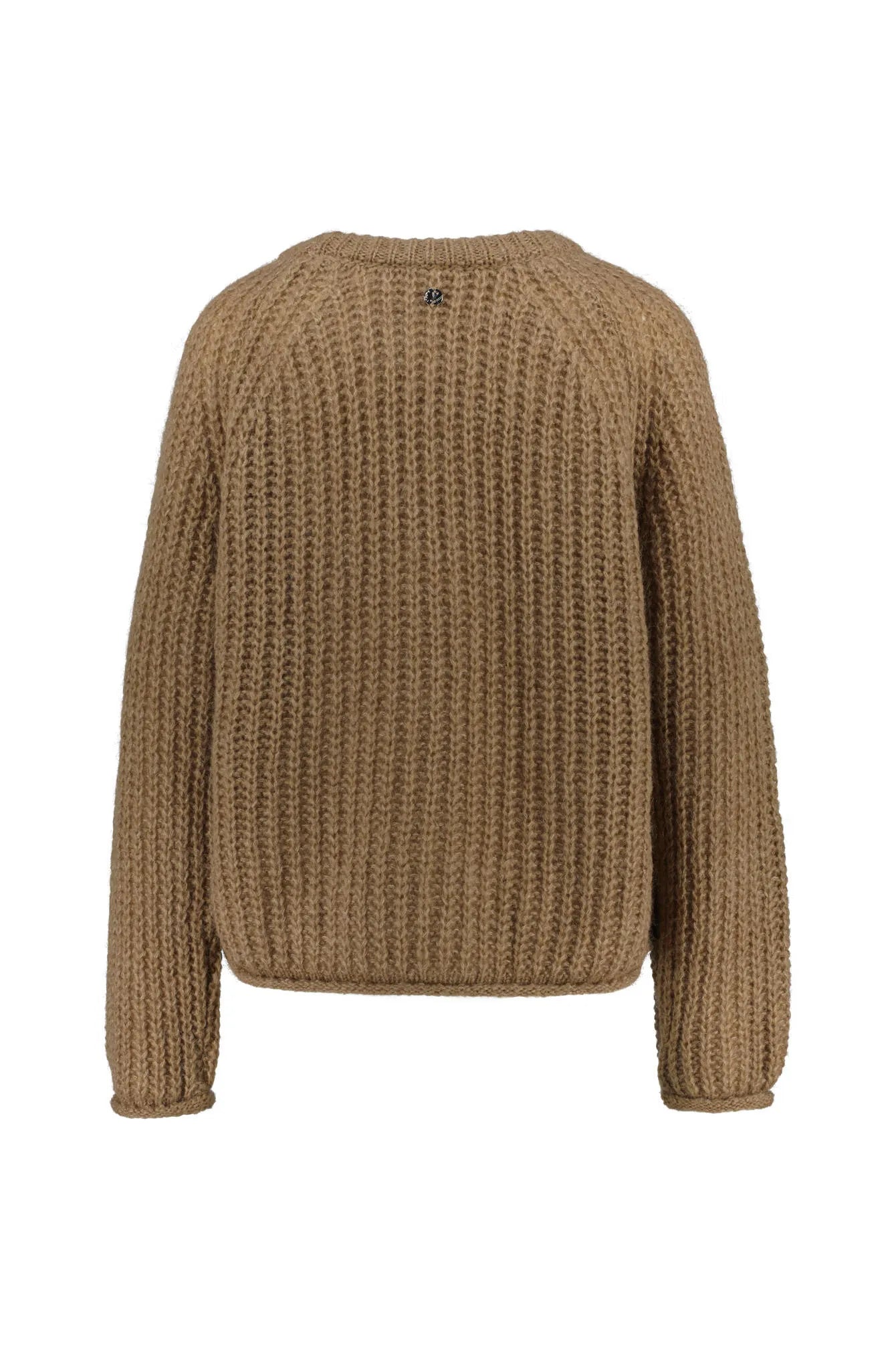 Strickpullover mit Rundhalsausschnitt
