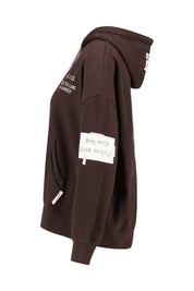 Sweathoodie oversized aus Baumwollmix