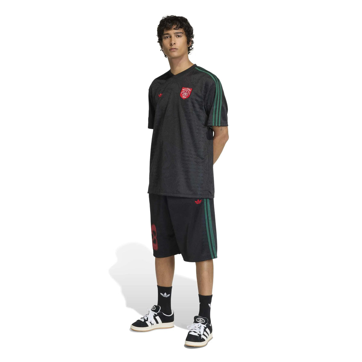 Jersey Regular Fit Floral Muster