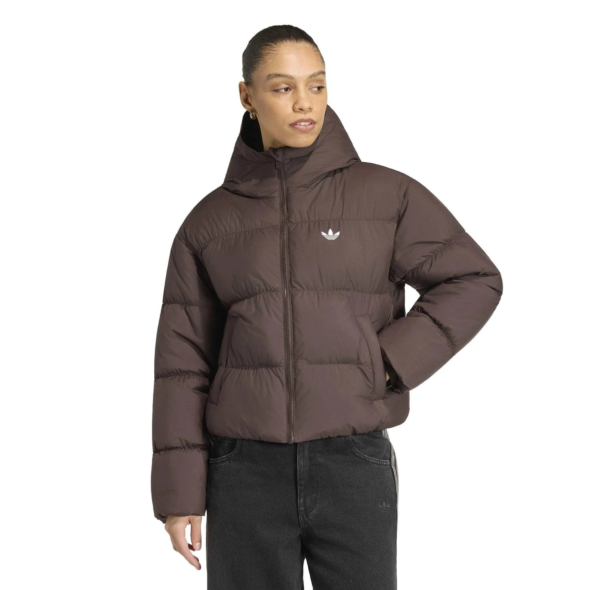 Steppjacke mit Kapuze