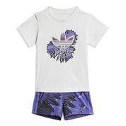 T-Shirt-Shorts-Set aus Baumwolle