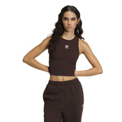 Tanktop cropped aus Baumwollmix