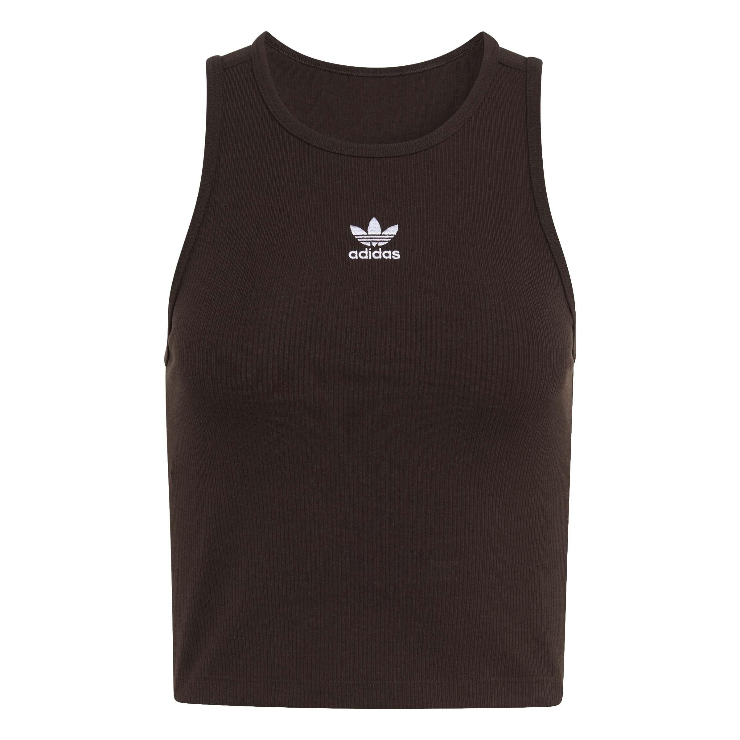 Tanktop cropped aus Baumwollmix